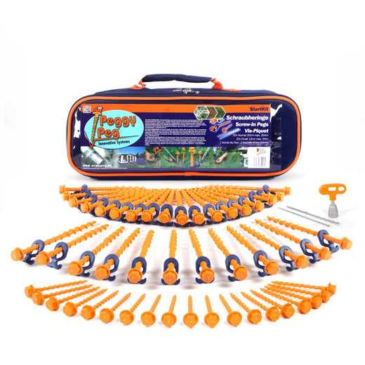 PEGGY Start Kit - 50 Schrauben - Inklusive Tasche