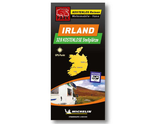 MICHE Michelin Stellplatzkarte Irland - kostenlose Stellplätze