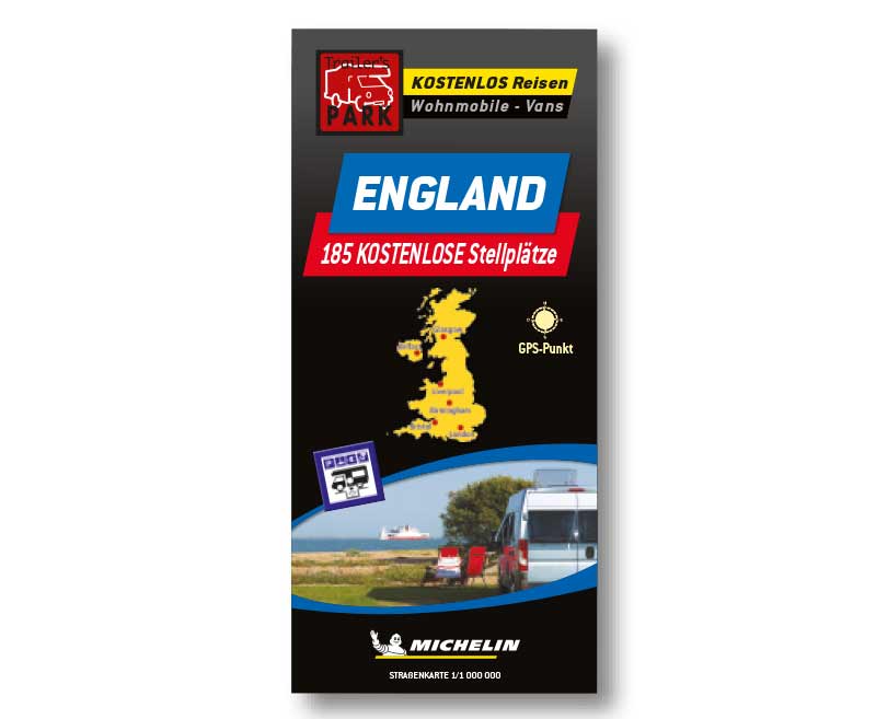 MICHE Michelin Stellplatzkarte England - kostenlose Stellplätze
