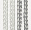 TÃ¼rvorhang KORDA 60 x 190cm /weiss, grau