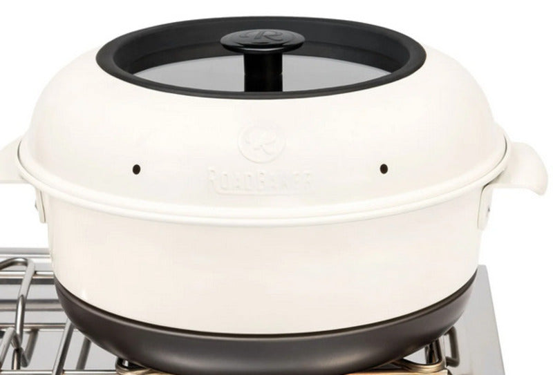 Camping Backofen RoadBaker, 2,8 L, inkl. Glasdeckel, 3-teilig