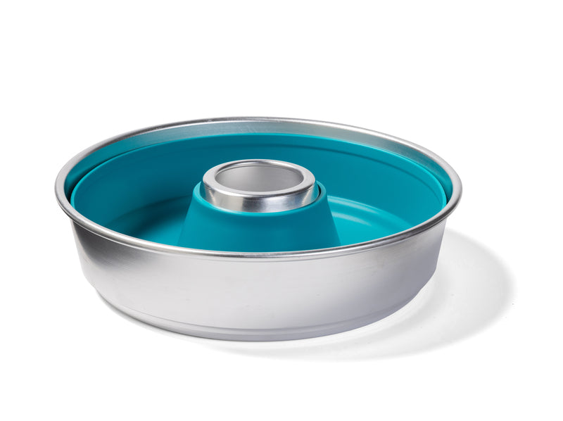 Silikon-Backform türkis für Camping Backofen Omnia, Ã22,5cm