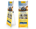 X-Banner Motiv: T5 Multirail Adapter Thule, Französisch