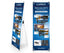 Carbest X-Banner - Motiv: Fernseher, Deutsch, GröÃe: 60x180cm