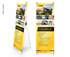 X-Banner - Motiv: Reimo Campingbox M, Deutsch, GröÃe: 60x180cm