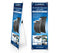 Carbest X-Banner - Motiv: Solarpanel, Englisch, GröÃe: 60x180cm