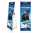 Carbest X-Banner - Motiv: Solarpanel, Französisch, GröÃe: 60x180cm