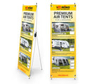 Tent Tec. X-Banner Luftzelte für Caravans Englisch, GröÃe: 600x1800mm