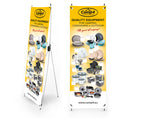 Camp4 X-Banner Haushaltsprodukte, Englisch, Größe: 600x1800mm