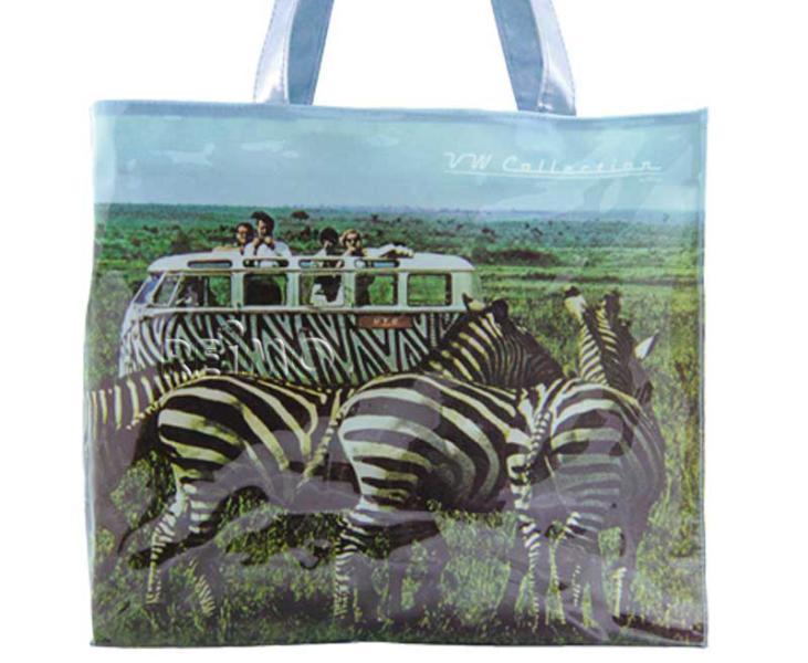 VWCOL VWCollection T1 Bulli Bus Shopper - Tasche PVC - Safari
