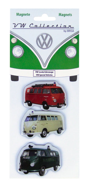 VWCOL VW Collection T1 Bulli Bus Magnet 3er Set - Sonderfahrzeuge
