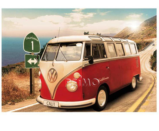 VWCOL VW Collection T1 Bulli Bus Poster Route 1 - Maxi - 20 Stück