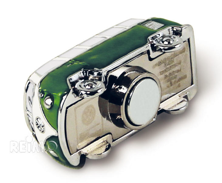 VW Collection Bulli T1 3D Mini Modell grün mit Magnet