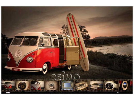 VWCOL 20 Maxi-Poster VW Collection: VW Bus Surfboard