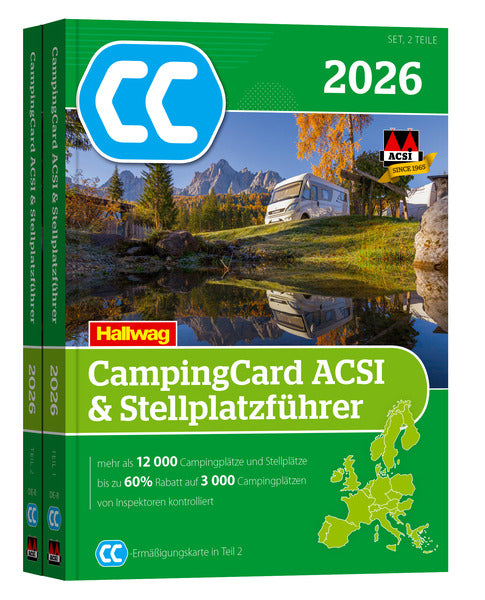 ACSI CampingCard &amp; Stellplatzführer (2 Bände)