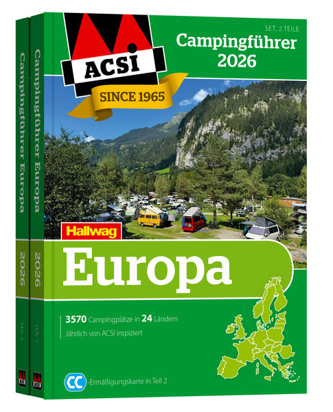 Campingführer Europa 2026 (2 Bände)
