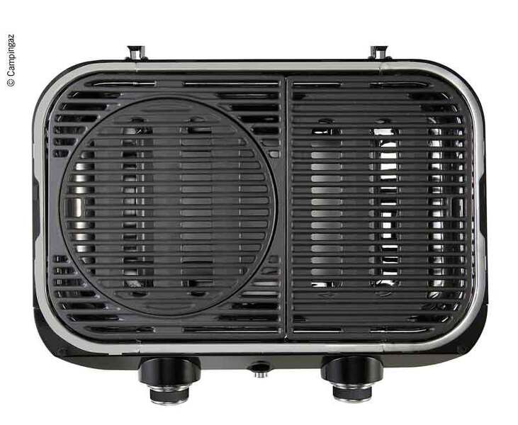 Mit elektronischer Zündung und analoger Temperaturanzeige.