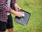 Gaskocher mit Piezozündung, 2-flammig, inkl.Schlauch,Regler,2 Grillplatten,Tasche. Edelsathl Kochfeld. Gaskartusche CV 470 Plus. Kompakter und vielseitiger Koch- &amp; Grillbegleiter