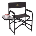 Regiestuhl Director's Chair Maxi de Luxe black, Camp4, mit Seitentisch