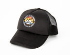Cap LIFE IS A JOURNEY, schwarz, unisex, Truckercap