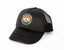 Cap LIFE IS A JOURNEY, schwarz, unisex, Truckercap