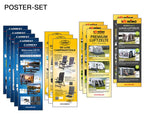Poster Set Deutsch, 13 Poster, MaÃe 420x1189mm