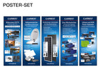 Poster Set Deutsch, 13 Poster, Maße 420x1189mm