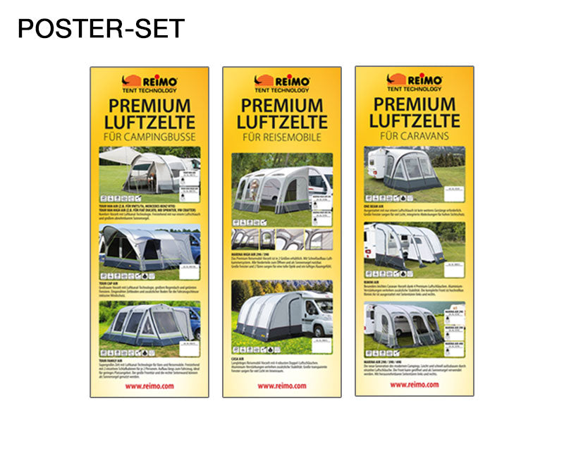 Poster Set Deutsch, 13 Poster, Maße 420x1189mm
