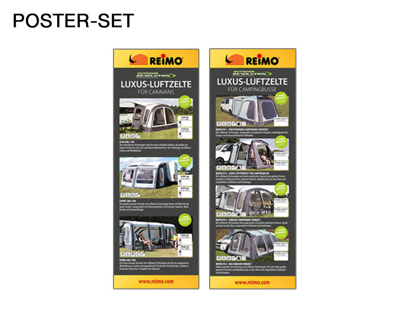 Poster Set Deutsch, 13 Poster, Maße 420x1189mm