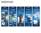 Poster Set Englisch, 13 Poster, Maße 420x1189mm