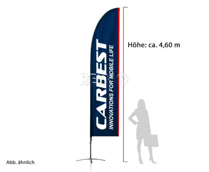 Carbest Squareflag Komplettsystem