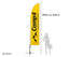 Camp4-Squareflag Komplettsystem, Höhe 460cm