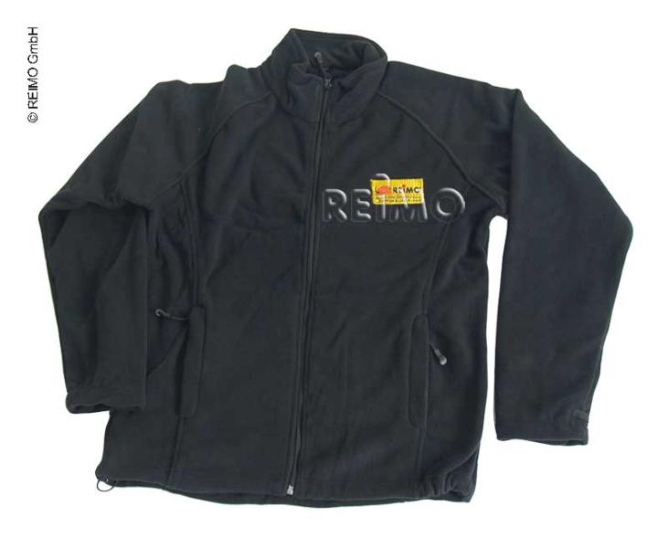 Reimo Herren Fleece-Jacke mit Firmenlogo auf Brusttasche und Rücken Gr.M