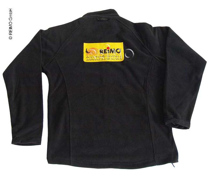 Reimo Fleece-Jacke Herren Gr.M, schwarz