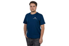 T-Shirt HOLIDAY TRAVEL, Unisex GröÃe M, dunkelblau, Organic Cotton