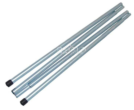 Stahl-Schleusenstab - 4 teilig - 17 x 1 mm - 255 cm
