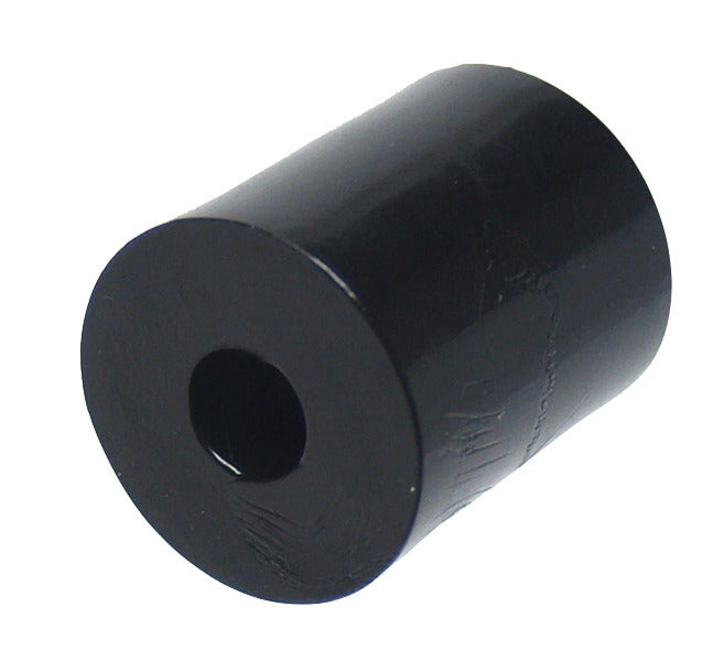 DistanzhÃ¼lse rund schwarz aus PA, H28mm x 24mm, Loch mittig 8,4mm