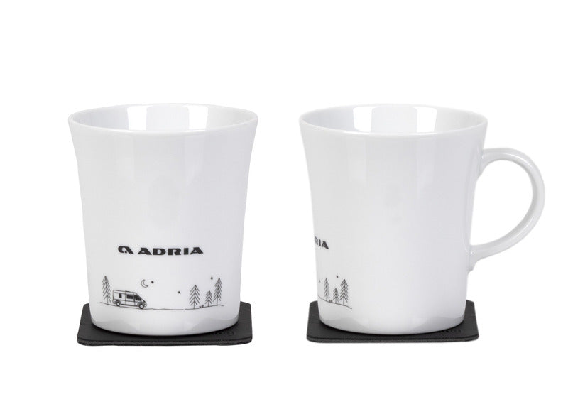Magnet-Henkeltasse Porzellan Motiv VAN, 2 Stück, 270ml ADRIA