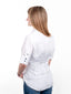 Damenbluse Kurzarm, 36, weiÃ, Adria