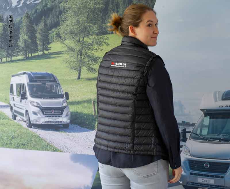 Adria Herrenweste schwarz, Größe M