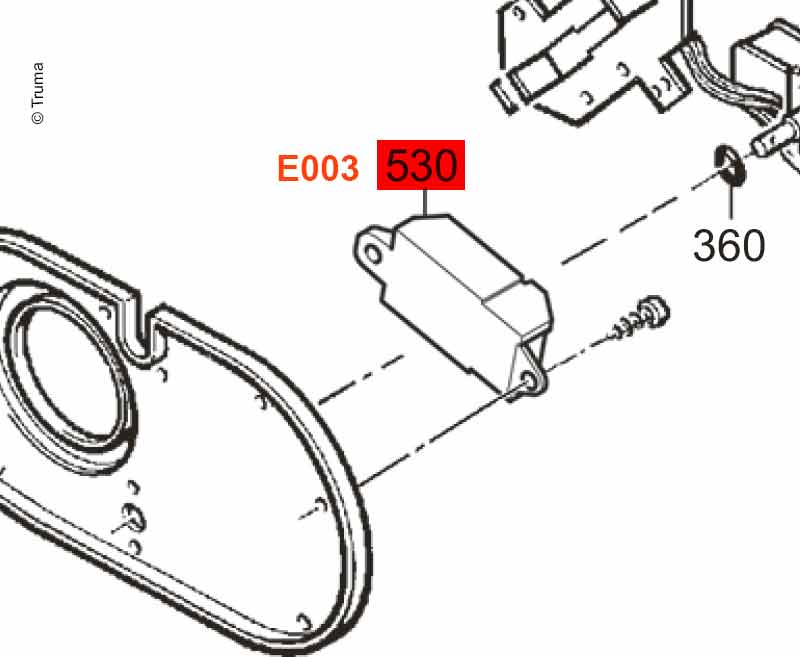 Truma Ersatzteil: ZÃ¼nder 12V f. E2400/E4000