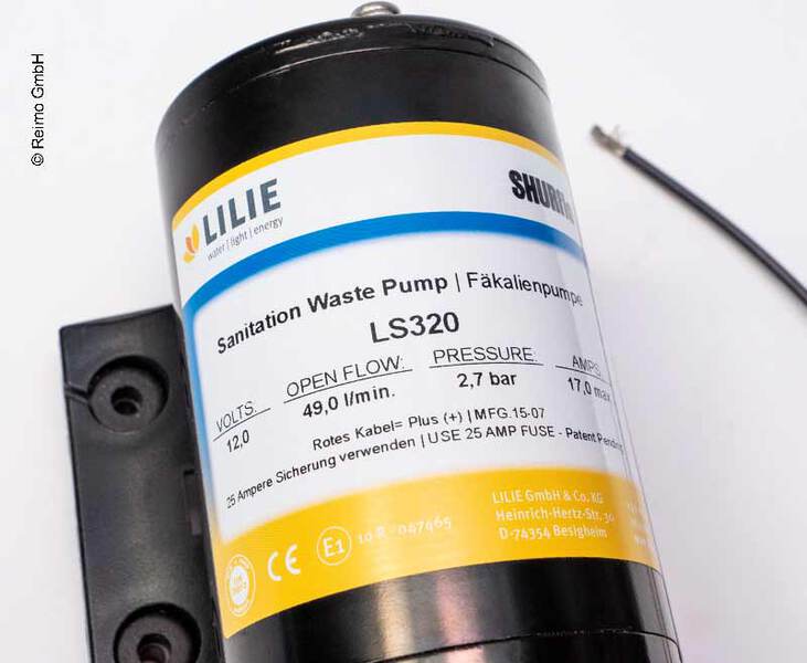 Fäkalienpumpe m.Zerhacker 12V Variante