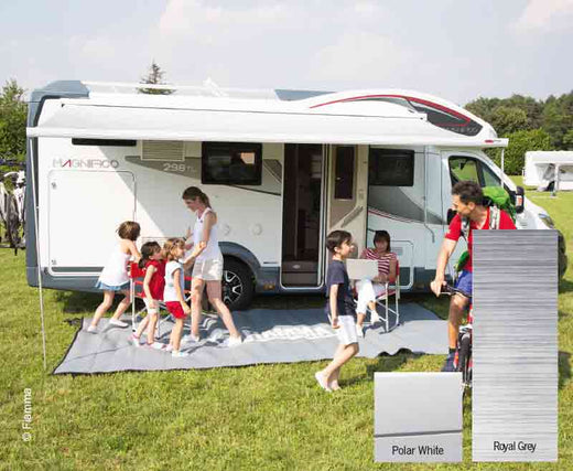 Fiamma F45S 350 Left Version Polar White Royal Grey
