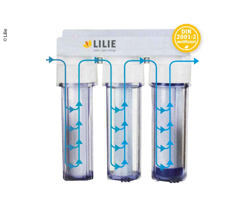 Lilie Certec 3-Stufen Wasserfilter