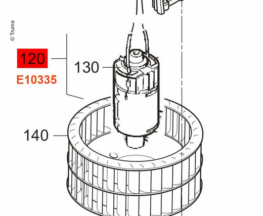 Truma Gleichstrommotor 12V