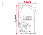 Markise F45L für Fiamma ZIP L450 Royal Blue