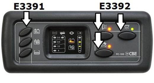 CBE Knöpfe für PC100 - Klein - 3er Set