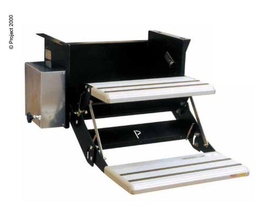 Doppeltrittstufe 12V 53cm Motor links