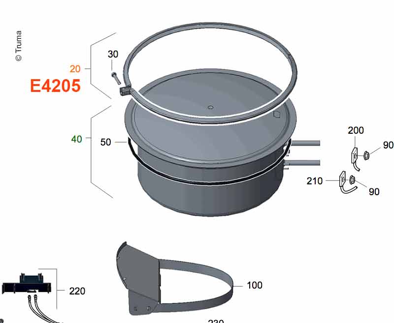 Klemmring mit Schraube für Aquatherm