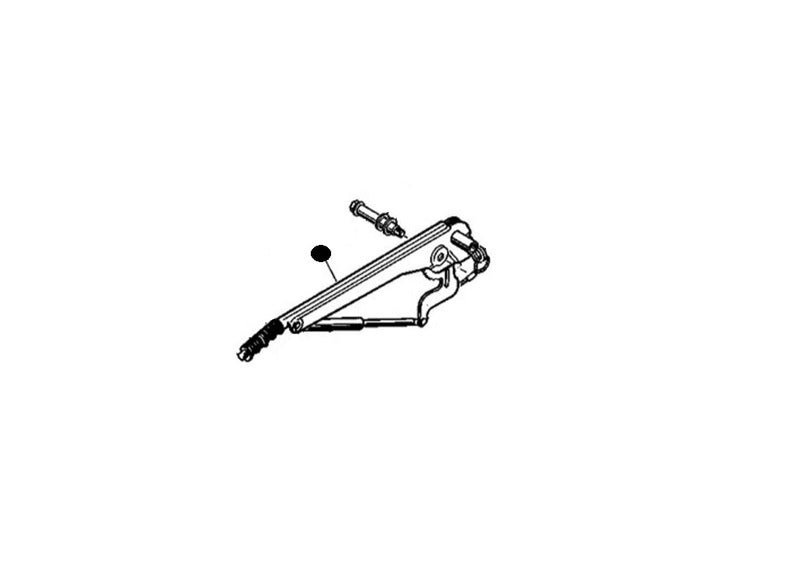Handbremshebel Druckknopf m Buc
